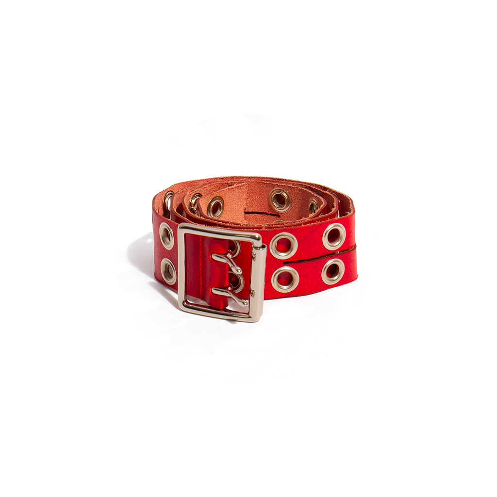 Red Leather Belt