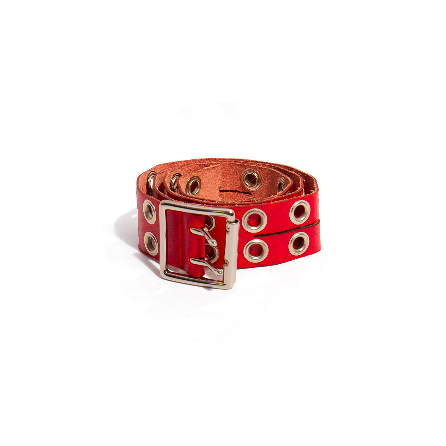 Red Leather Belt