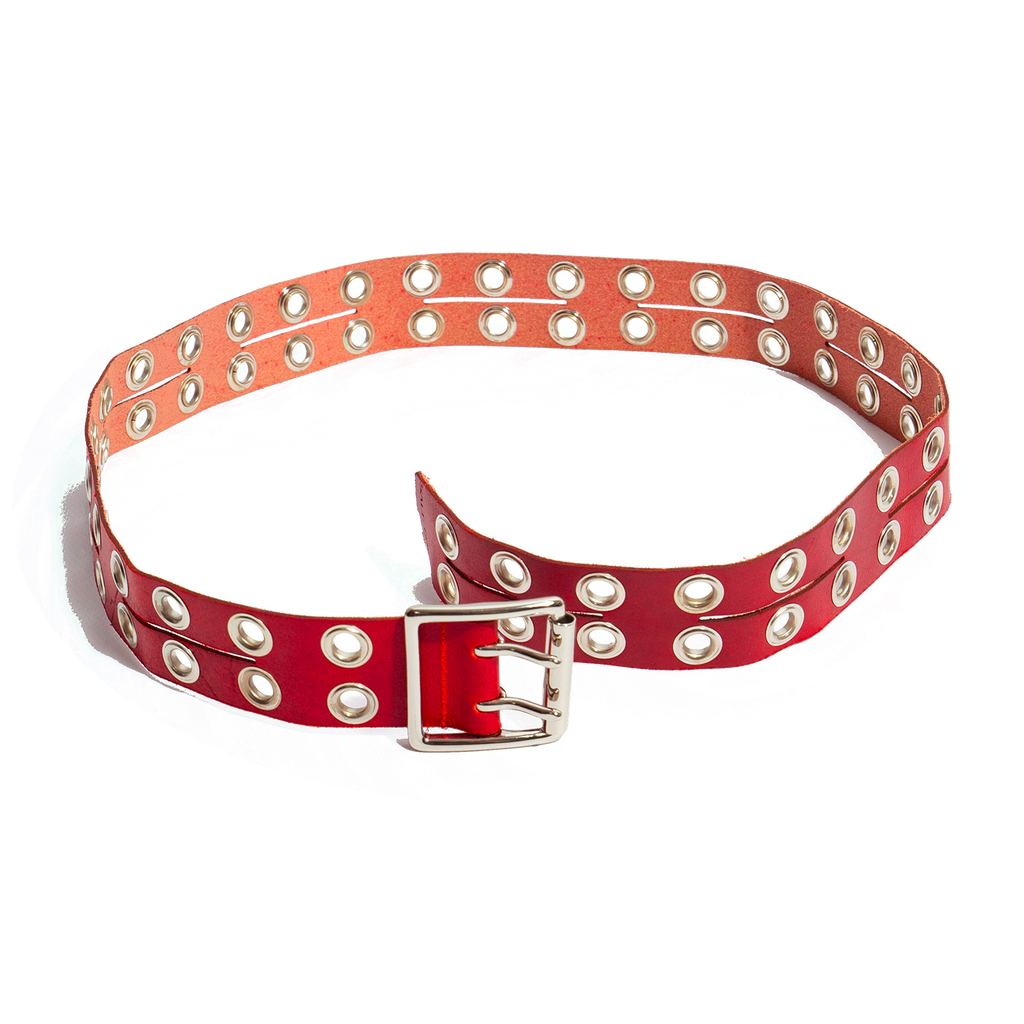 Red Leather Belt