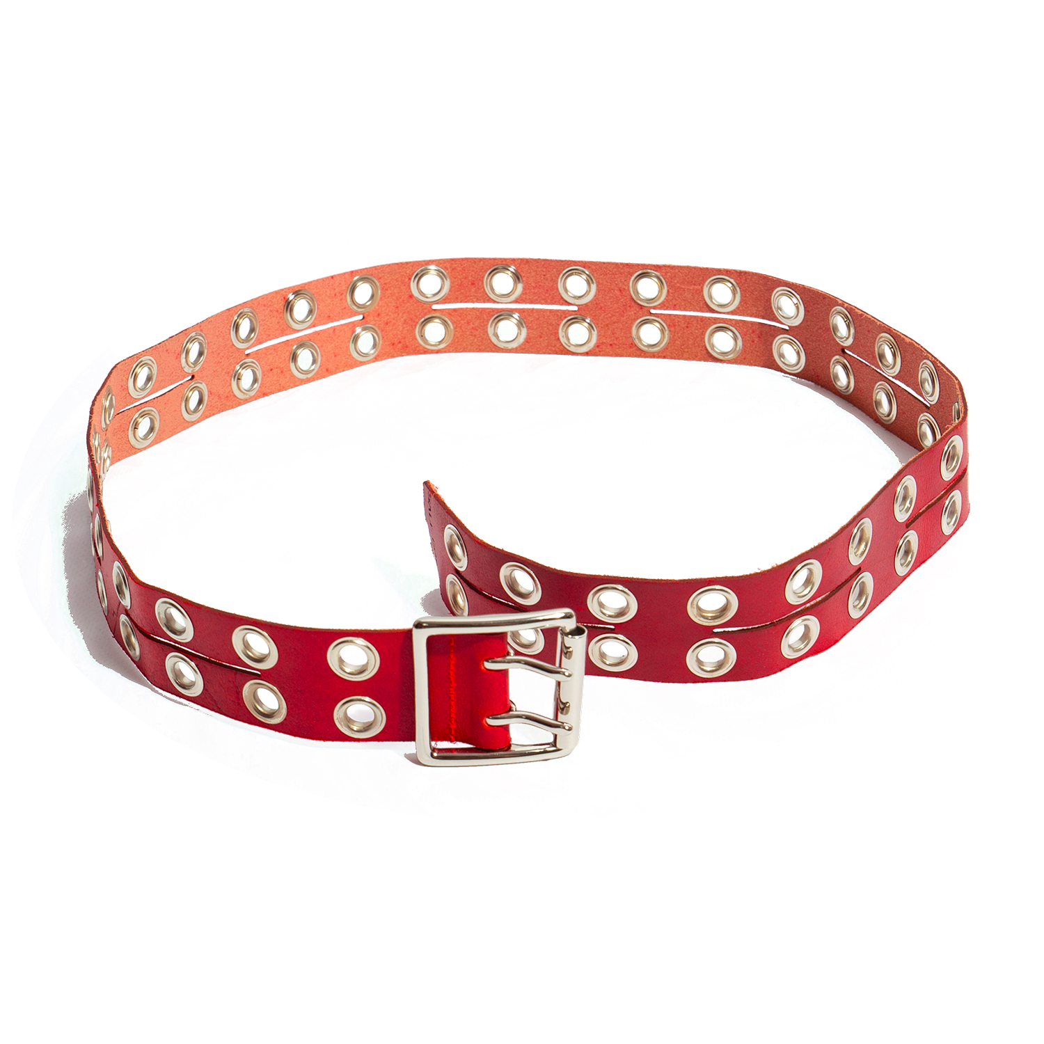Red Leather Belt
