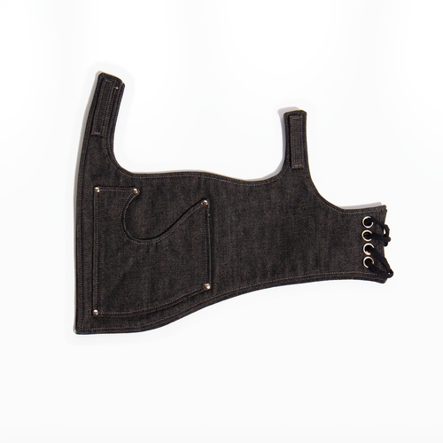 Black Denim Chaps