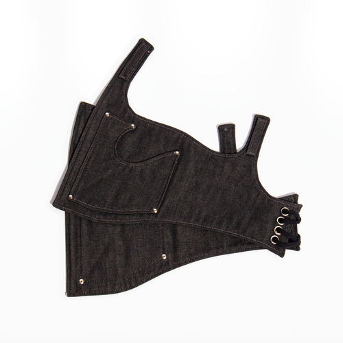 Black Denim Chaps