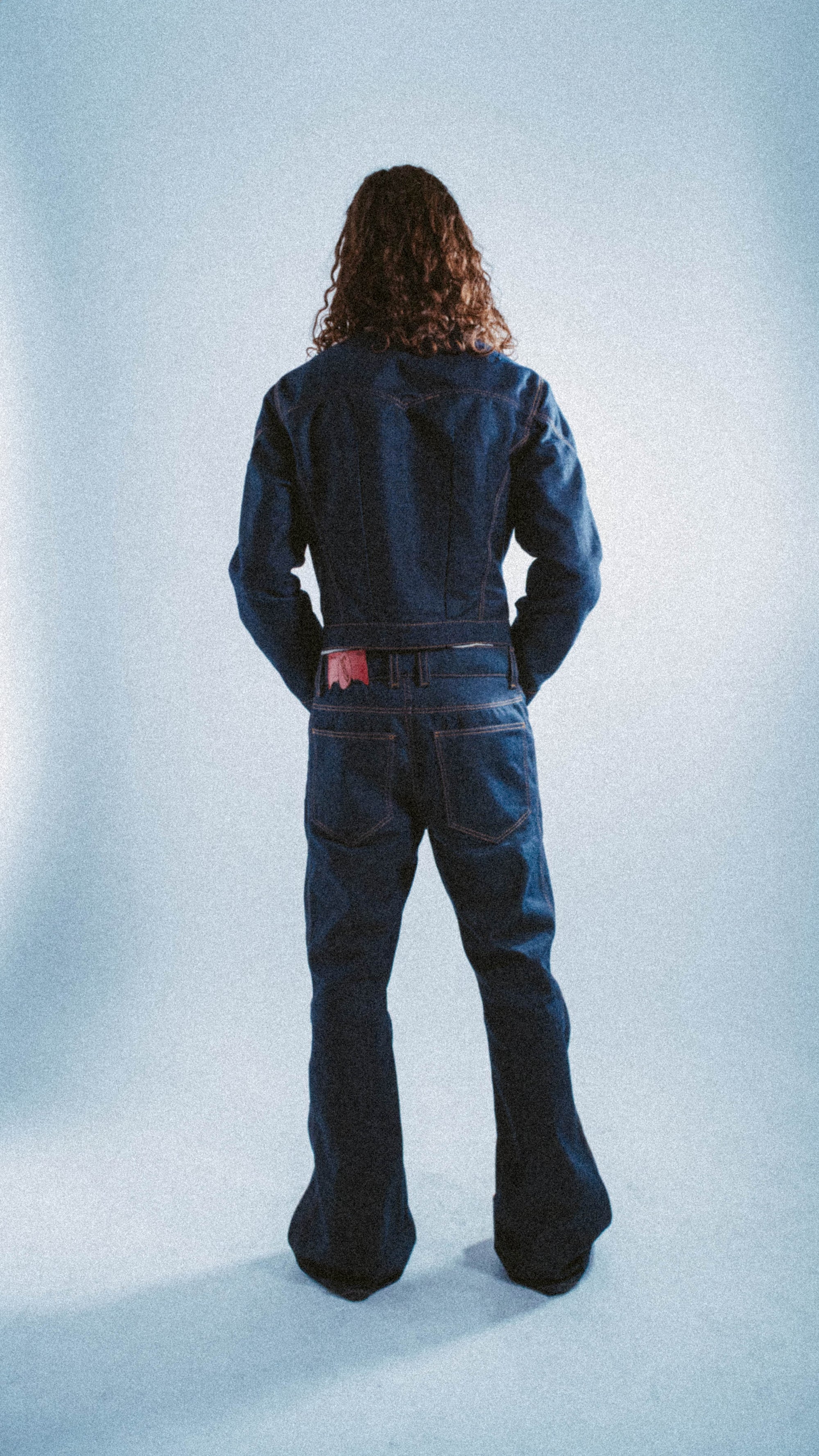 VESTE EN DENIM BLEU