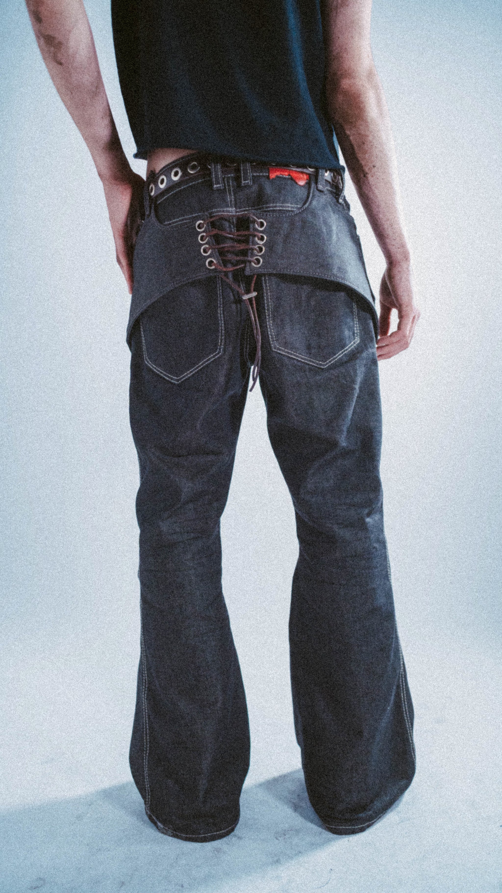 CHAPS EN DENIM NOIR