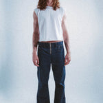 PANTALON PATTES D'EPH DENIM JAGGER CEINTURE DROITE BLEU