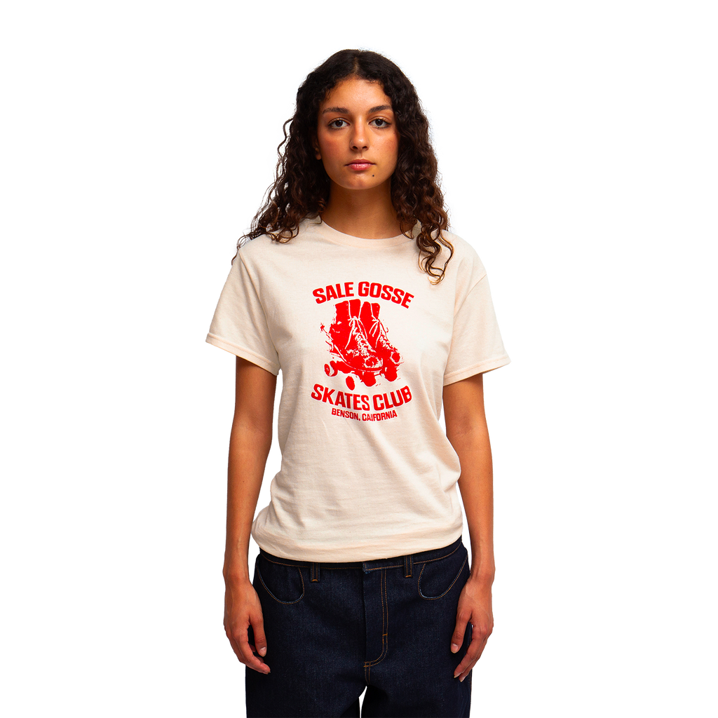 t-shirt Sale Gosse Skate inspiré par George Benson et son clip Give Me the Night, en coton bio, sérigraphié en France, style funk et street vintage.