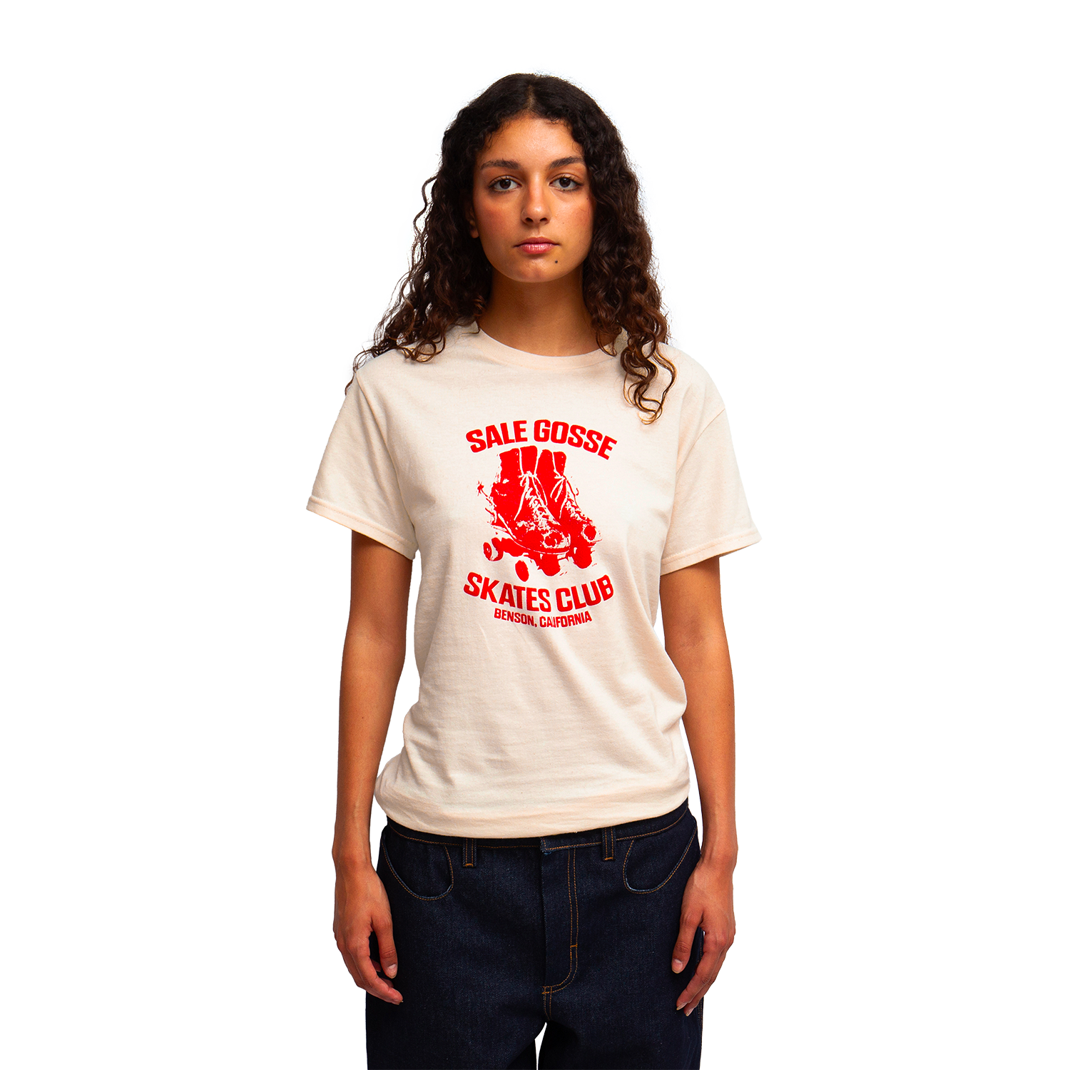 t-shirt Sale Gosse Skate inspiré par George Benson et son clip Give Me the Night, en coton bio, sérigraphié en France, style funk et street vintage.