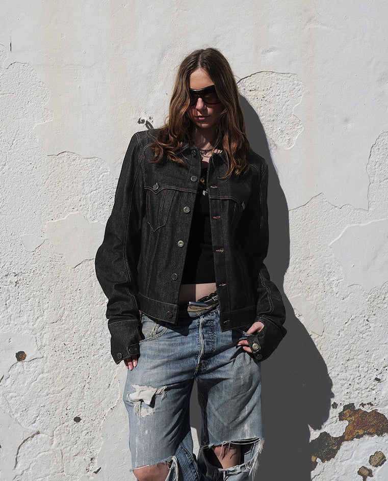 Veste en jeans greeny